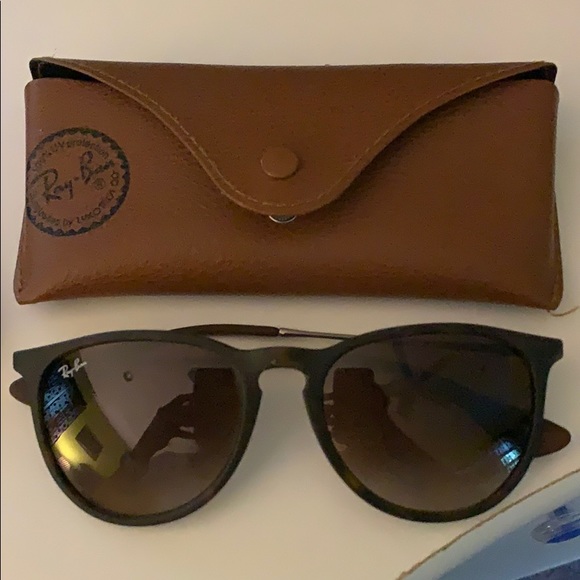 Ray-Ban Tortoise Shell Polarized Sunglasses main image 7